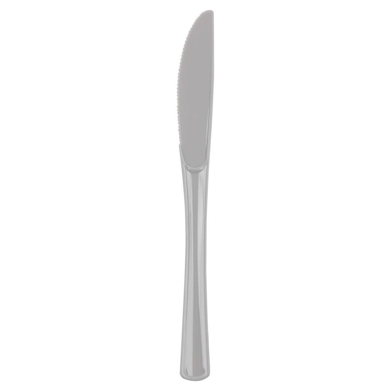 JAM Paper Premium Utensils Plastic Knives Party Pack, 48ct.
